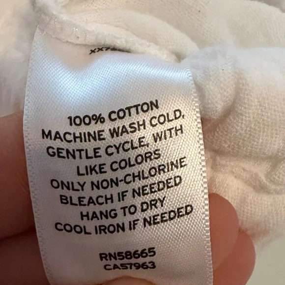 Caslon Women’s White Textured Casual Resortwear summer Pants, size XL - Picture 4 of 6